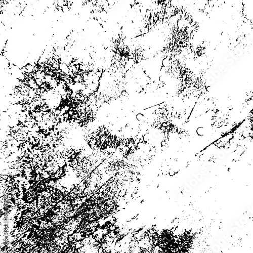 Black Ink Grunge Texture Background Vector Design Template