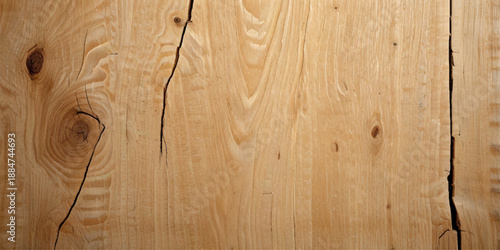 Classic Horizontal Wooden Board Texture Background Featuring Natural Light Brown Timber, Visible Grain Structure, Subtle Knots, and Smooth Rustic Surface for Versatile Design