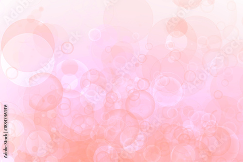 Abstract blurred fresh vivid spring summer light delicate pastel yellow pink orange bokeh background texture with bright circular soft color lights. Beautiful backdrop illustration.