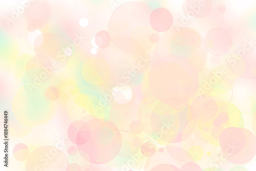 Abstract festive fresh colorful pastel background texture with circular bokeh lights. Beautiful texture for holidays and other festivals.