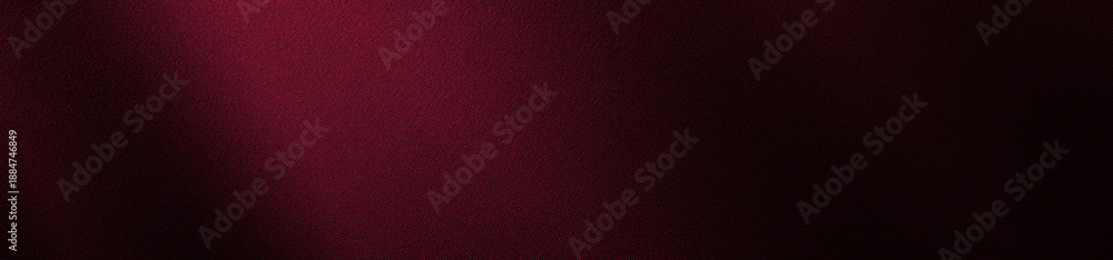 Fototapeta premium Black dark burgundy cherry red silk satin. Shiny fabric beautiful elegant background. Light shadow glow shine gradient. Curtain drapery. Christmas birthday festive. Blank template design. Wide banner.