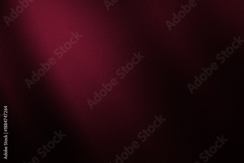 Black dark burgundy cherry red silk satin. Silky shiny fabric. Beautiful elegant background. Light shadow glow shimmer shine gradient. Curtain drapery.Christmas birthday festive.Blank template design.