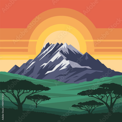 Mount Kenya Landscape