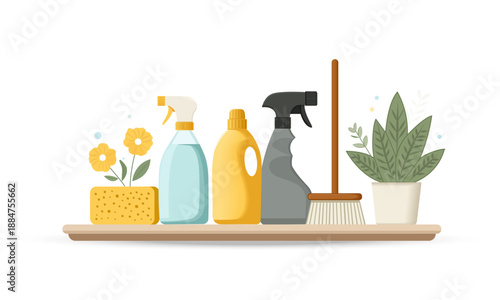  Sprayer and brush for a cozy atmosphere