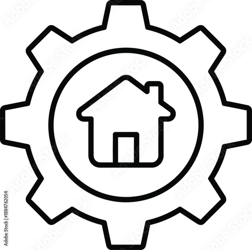 Home maintenance and repair icon