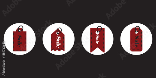 New Label collection set. Sale tags. Discount ribbons, banners and icons. Shopping Tags. Sale icons, Tags And Ribbon design eps 10