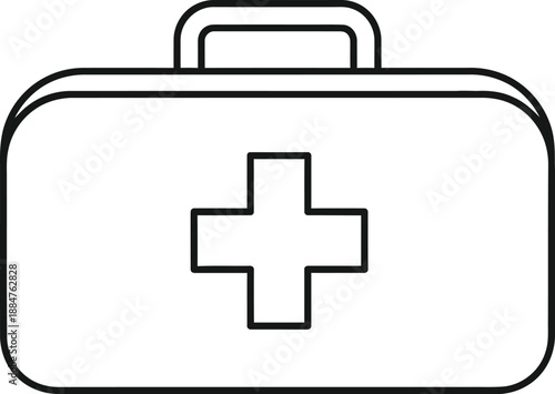 First aid kit icon illustration