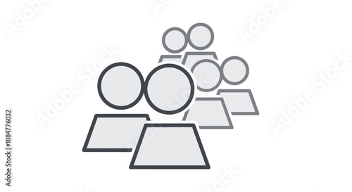 Group of people working together in a collaborative environment from a top-down viewpoint
