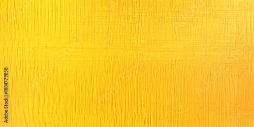 Abstract yellow paper and fabric texture background with a natural brown oak wood grain pattern on a weathered timber board surface