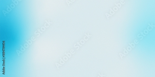 A softly blurred watercolor background featuring gradients of pale blue and white hues creates a calm aesthetic