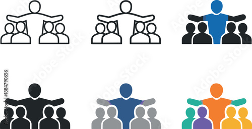 Image Generation. Command presence concept portraying a person positioned to steer group effort through clarity, accountability,