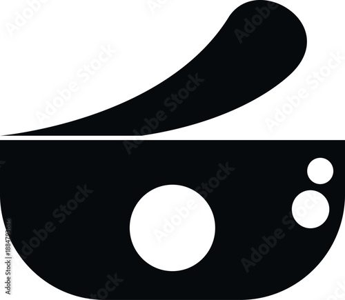 Mortar and pestle icon showing grinding herbs, spices, or medicine