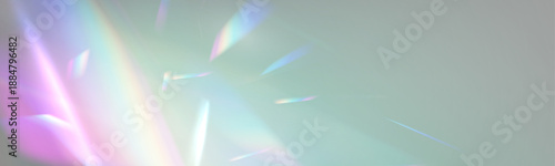 Rainbow neon prism glows diamond crystal light through glitter glass. PNG vector lens captures flare, glare, and sparkle effect. Prism refractions enhance holographic brilliance.