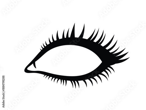 Elegant eye illustration showcasing intricate details and captivating design elements.