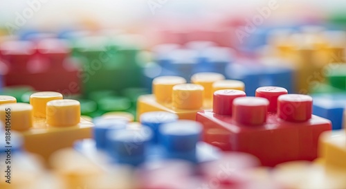 Colorful Building Blocks: A Creative Playground for Kids and Educational Fun