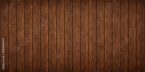 A vintage dark oak hardwood plank backdrop features a natural brown timber texture with a rough grain pattern on a weathered wooden wall surface