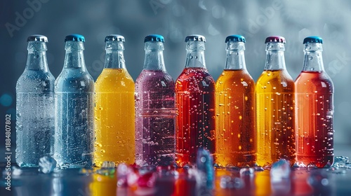 A photo of electrolyte drinks