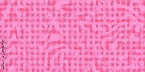 Bright pink magenta pop art background with halftone in retro comic style, vector illustration HD eps10