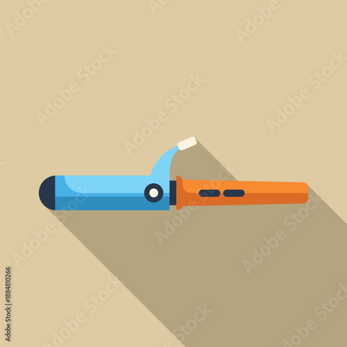 Hair curler tool for styling hair with an electric heating element