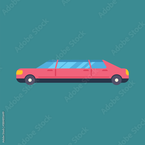 Limousine icon representing luxury transportation and special events