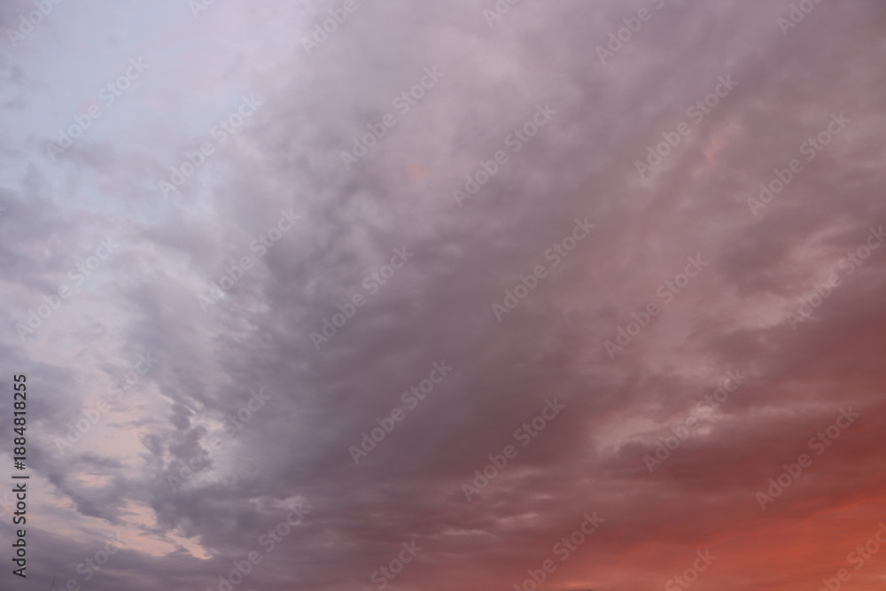 Obraz premium ciel orangé