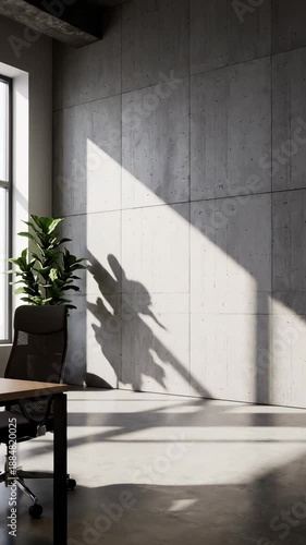 Modern Office Space With Natural Light and Minimalist Aesthetic Design Perfectly Captured
