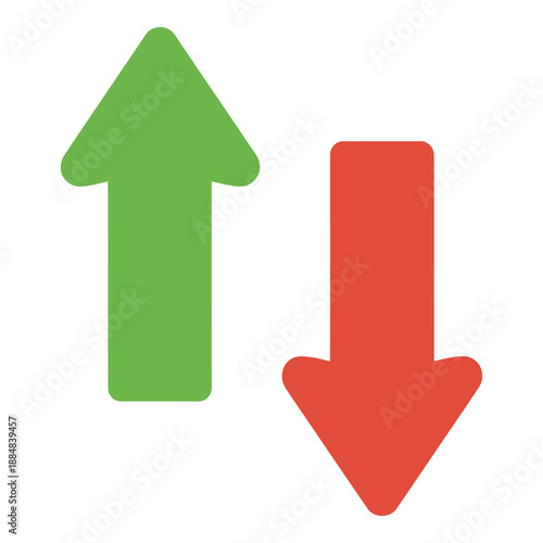 Simple up and down arrows