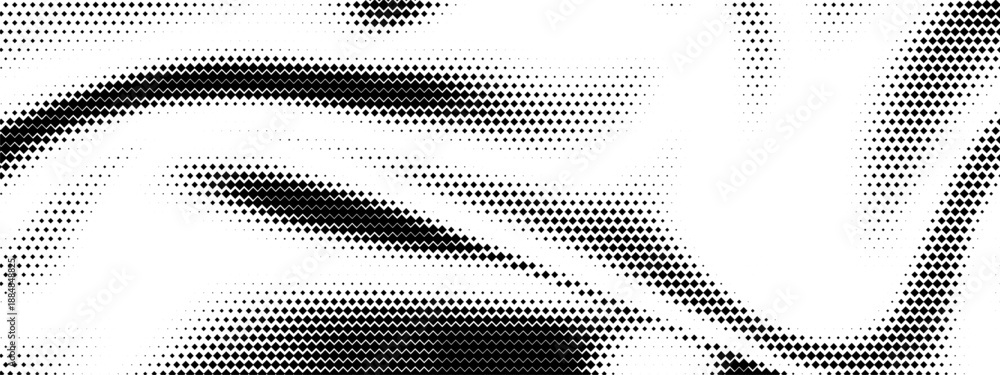 Foto Fade square rhombus for diamond halftone texture and half background gradient