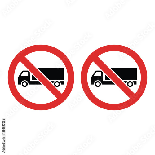 No tow truck symbols