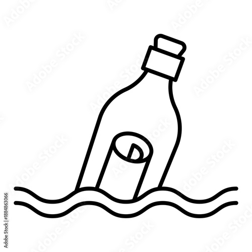 Message in a bottle icon