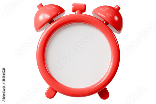 3d fast alarm clock icon. time management concept. minimal cartoon stopwatch timer speed lines for delivery service. isolated on white transparent background. 3d render.