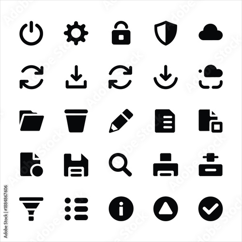 User Interface Software and Folder Icon Set