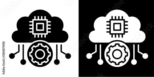 Api  Icon Set White Style Collection