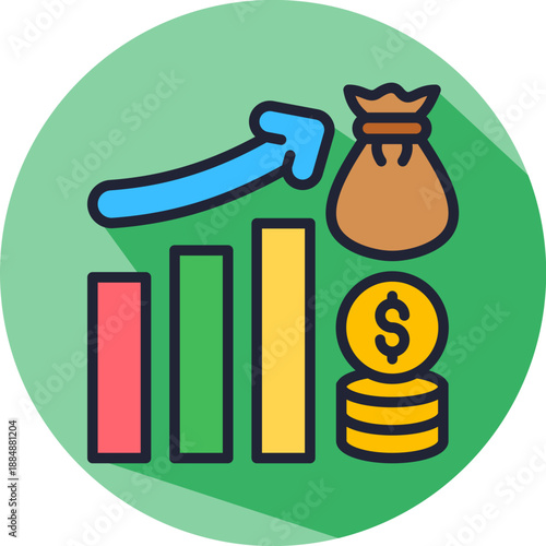 Wealth Management isometric icon