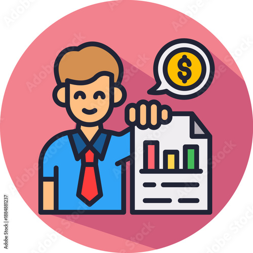 Financial Advice isometric icon
