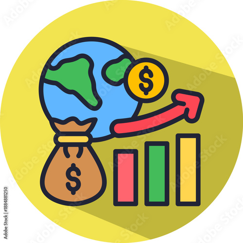 Cash Handling isometric icon