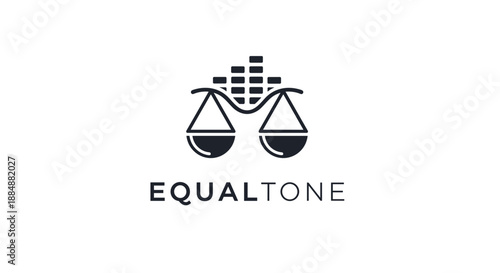 Equal Tone Scales Balance Justice Logo.