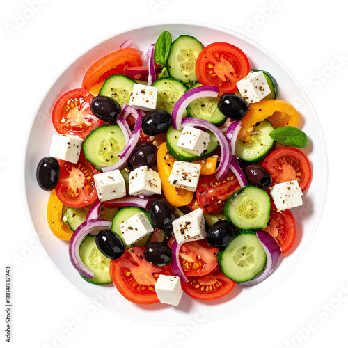Greek Salad with Cucumbers,...