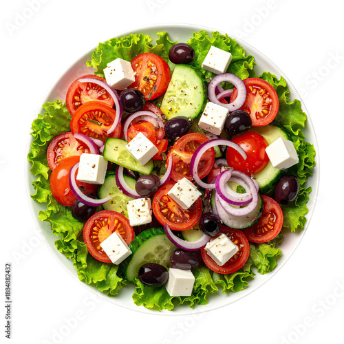 Greek Salad with Cucumbers,...