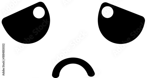 sad cartoon face