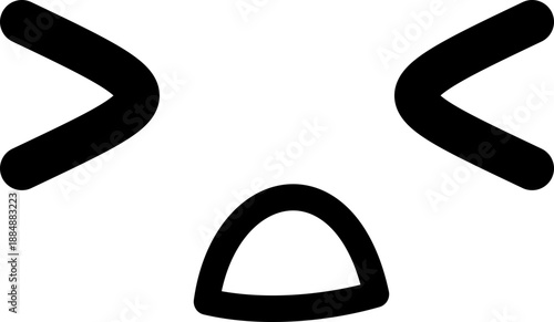 frustrated cartoon face