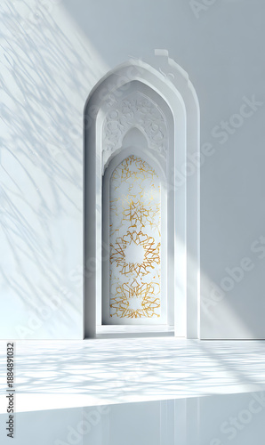 window in the church for islamic