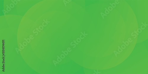 Abstract green background with circles. Dynamic shapes composition eps10
