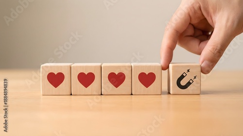 heart, love, magnet, attraction, emotion, symbol