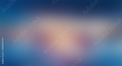Soft Gradient Blur with Warm Central Glow . Led Panel Light Background Texture, Closeup. Dot RGB tv background. dots are used for background design. Close up of LED light. Display with primary RGB 