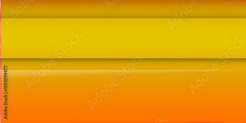 3D orange Studio Desk abstract background for design, blank