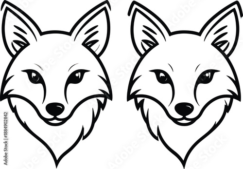 vector illustration of a wolf