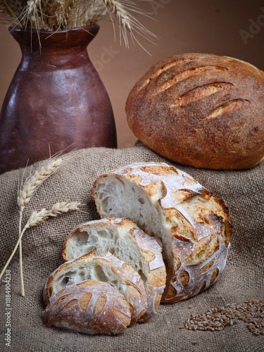  Still life of whole and slic