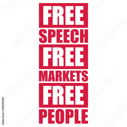 Free Speech Markets People Libertarian Freedom Economics
