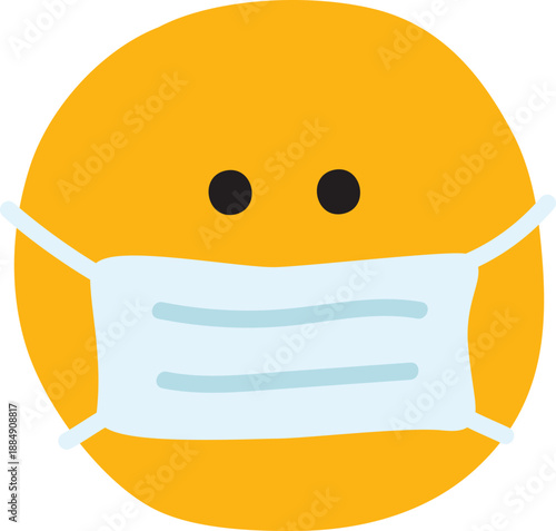 face mask glyph icon